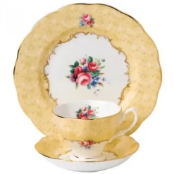 Marie Dumas 100 Years-Royal Albert 1990 Bouquet 3-PPS
