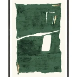 Marie Dumas Abstract Emerald I