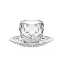 Marie Dumas Acrylic Venice Espresso Cup & Saucer