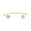 Marie Dumas Anabel Aram Orchid Clear White Pavé Bangle