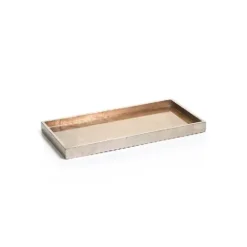 Marie Dumas Antique Gold & Silver Tray - Small