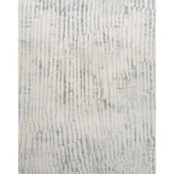 Marie Dumas Bailey Ivory & Grey Rug 5 x 7"