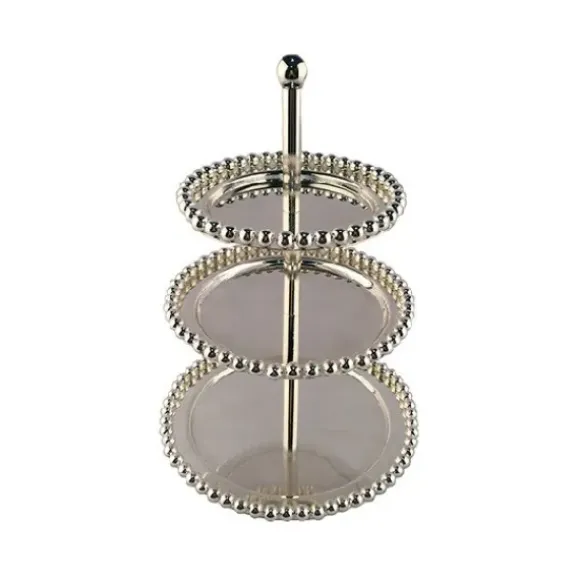 Marie Dumas Beaded 3-Tier Tray