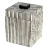 Marie Dumas Black & White Stripped Box - Large