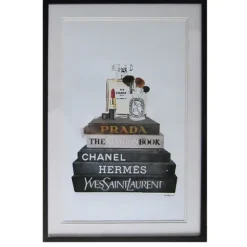 Marie Dumas Black Book Stack Wall Art