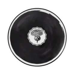 Marie Dumas Black Herbariae Dessert Plate