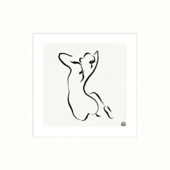 Marie Dumas Black Ink Femme Print I