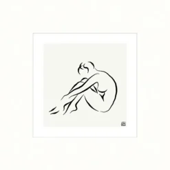 Marie Dumas Black Ink Femme Print II