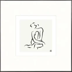 Marie Dumas Black Ink Femme Print III
