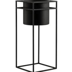 Marie Dumas Black Metal Large Pot Planter