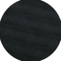 Marie Dumas Black Round Snakeskin Felt Back Placemat