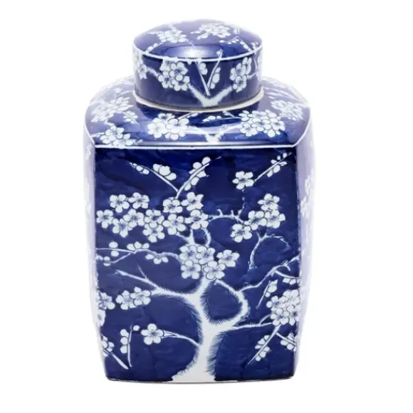 Marie Dumas Blue & White Ciruela Tea Jar