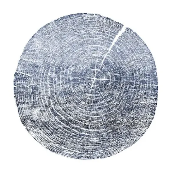 Marie Dumas Blue Cross Cut Print II