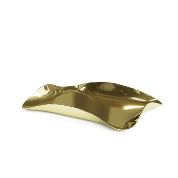 Marie Dumas Brass Wave Tray
