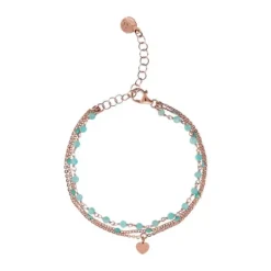 Marie Dumas Bronzallure Aqua Multi Strand Bracelet