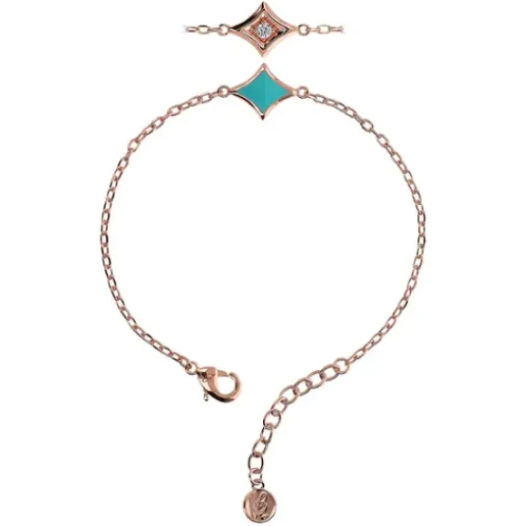 Marie Dumas Bronzallure Enamel Losanga Bracelet