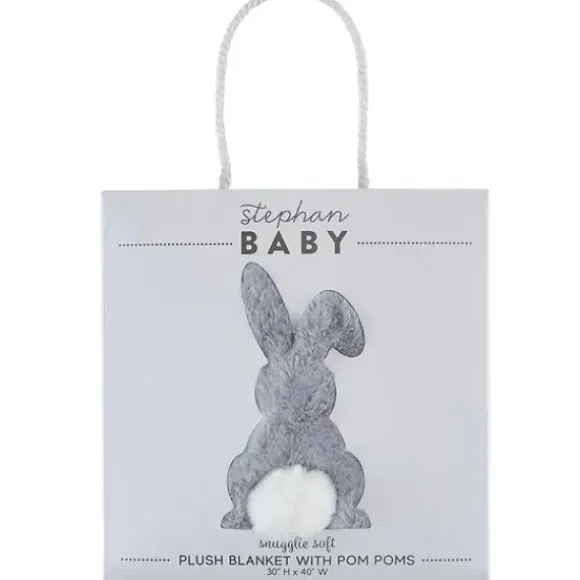 Marie Dumas Bunny Plush Blanket