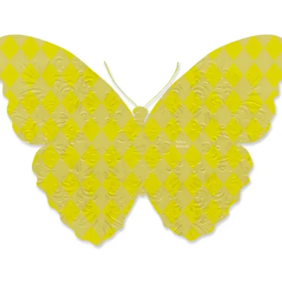 Marie Dumas Butterfly Jaune Wall Art