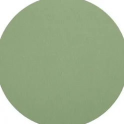 Marie Dumas Canvas Round Green Moss Placemat