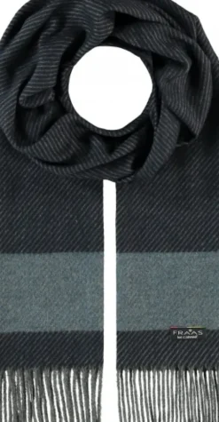 Marie Dumas Cashmink Horizontal Stripe Scarf