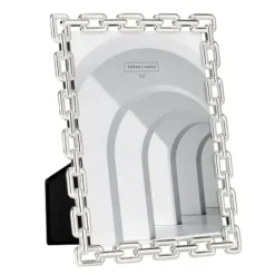 Marie Dumas Chain Link Silver 5x7 Picture Frame