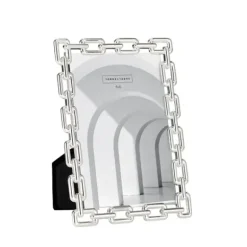 Marie Dumas Chain Link Silver 4x6 Picture Frame