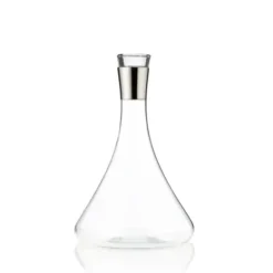 Marie Dumas Chrome Band Decanter