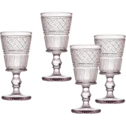 Marie Dumas Classic Pink Set of 4 Goblets