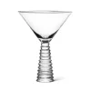 Marie Dumas Clear Stack Base Martini Glass