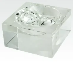 Marie Dumas Crystal Bowl Centerpiece - Small