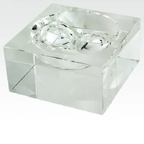 Marie Dumas Crystal Bowl Centerpiece - Small