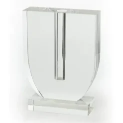 Marie Dumas Crystal Bud Vase U Shape