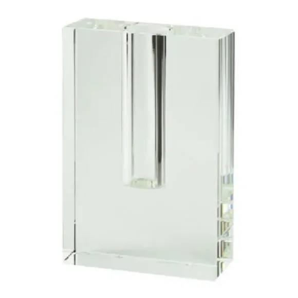 Marie Dumas Crystal Rectangular Bud Vase - Small