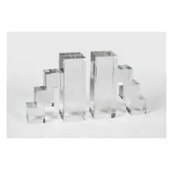 Marie Dumas Crystal Steps Set of 2 Bookends