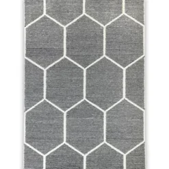 Marie Dumas Dark Grey Motif 2x3 Rug