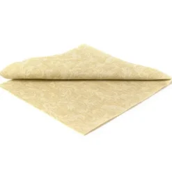 Marie Dumas Deluxe Dinner Floral Golden Napkins