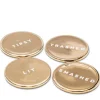 Marie Dumas Drunk Expressions Set of Four Coasters