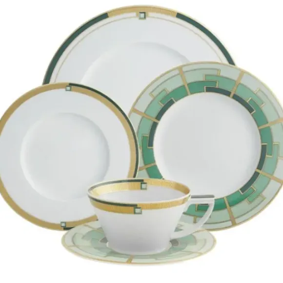 Marie Dumas Emerald 5 Piece Place Setting