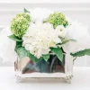Marie Dumas Floral Arrangement - Rectangular Nickel Planter