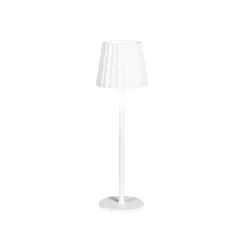 Marie Dumas Fluted White Lamp