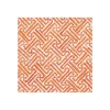 Marie Dumas Fretwork Orange Napkin