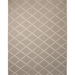 Marie Dumas Gayle Diagnoal Beige Rug 5 x 7"