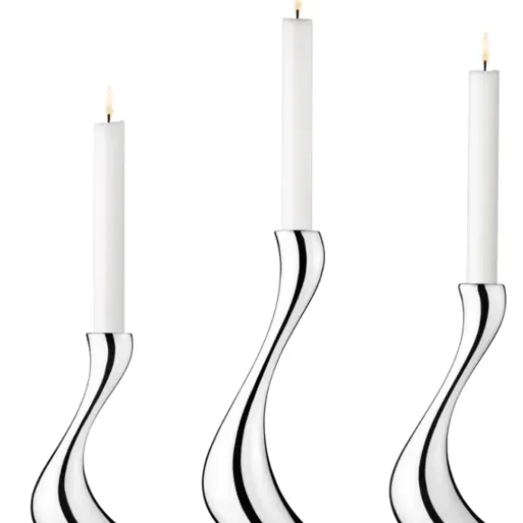 Marie Dumas Georg Jensen Cobra Set of 3 Candleholders