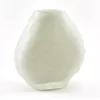 Marie Dumas Glass Vase Hammered - White