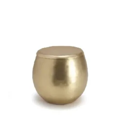 Marie Dumas Gold Brass Cotton Jar