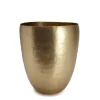 Marie Dumas Gold Brass Wastebasket
