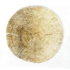 Marie Dumas Gold Cross Cut Print II