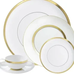 Marie Dumas Gold Domo 5 Piece Place Setting
