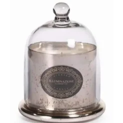 Marie Dumas Gold Orchid Candle with Dome - Medium