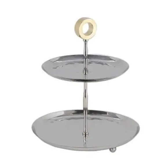 Marie Dumas Gold Ring 2-Tier Server